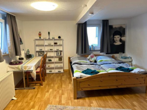 Privatzimmer mit eigenem Bad und Blick auf den Rhein